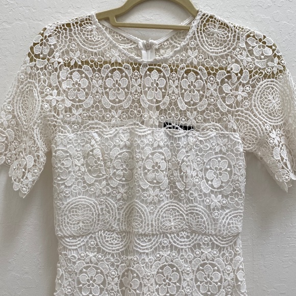 Lulus- White Dress M - Picture 2 of 7